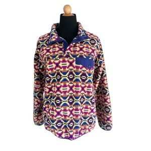 Patagonia RARE Synchilla 1/4 Snap T Pullover Fleece Jacket WMNS Small